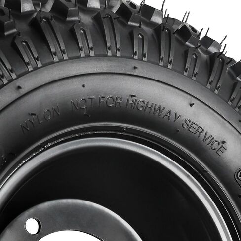 2 حزمة 16x8-7 16x8x7 إطارات عجلات Go Kart و4 إطارات العروة مع محاور عجلات المحور الخلفي 23T، 200/55-7 16x8.00-7 إطارات بدون أنابيب لجميع التضاريس لجرار Go kart Golf Quad Mini Bike جزازة العشب in Kuwait