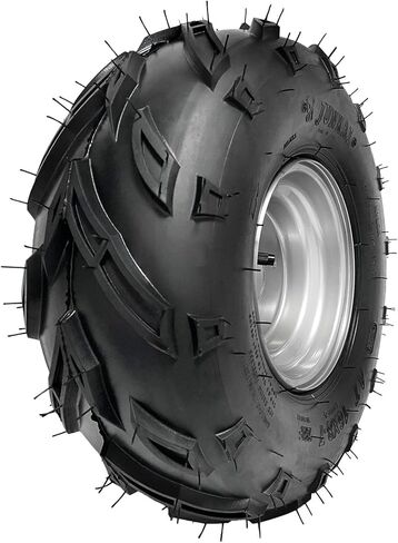 عجلات وإطارات Go Kart مقاس 16 × 8-7 مع محاور خلفية، مجموعة مكونة من 2 إطارات مقاس 7 بوصة لمركبات ATV وUTV وQuad ودراجة صغيرة وجزازة العشب، 110cc-125cc، متوافقة مع Taotao وKazuma وRoketa وColeman - 3 مسامير بنمط مسمار 78 مم in Kuwait