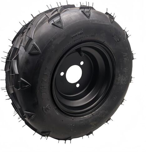 مجموعة إطارات حافة العجلة اليمنى 7 بوصة لـ 50cc 90cc 110cc 125cc ATVs & Go Karts تتضمن إطار 16x8-7 حافة مسمار 79 مم in Kuwait