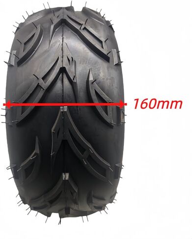 مجموعة إطارات حافة العجلة اليسرى 7 بوصة لـ 50cc 90cc 110cc 125cc ATVs & Go Karts تتضمن إطار 16x8-7 حافة مسمار 79 مم in Kuwait