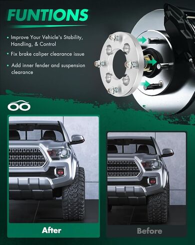SCITOO 2 قطعة محولات عجلة 0.75 بوصة 4x110 إلى 4x137 تتحمل 74 مم ترصيع 10x1.25 4 محولات فواصل عجلة العروة تناسب Honda ATC250R TRX300 FourTrax TRX300FW FourTrax 4x4 in Kuwait