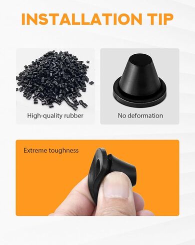 PBYMT Rubber Side Cover Grommets Compatible with Harley Davidson 1996-2007 Touring Road King Road Glide Street Glide Electra Glide 6PCS in Kuwait