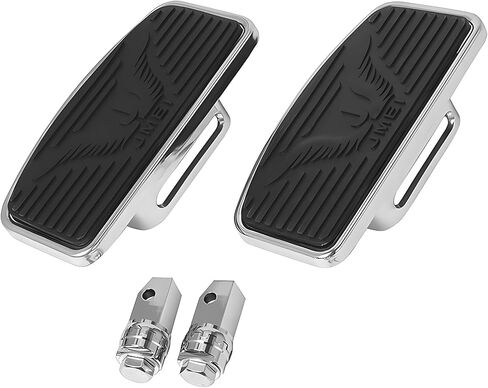Adjustable Motorcycle Floorboards, Universal Driver Rider Passenger Footboards Footrest Foot Pegs Accessories for Honda VTX1300/1800 Shadow 1100 Yamaha V Star 650 Suzuki C50 Kawasaki Front Rear Pedal in Kuwait