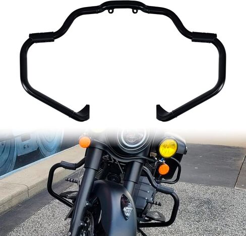 XMT-MOTO شريط حماية محرك الطريق السريع للشارب مناسب للحصان الهندي الداكن 2019-2025 باللون الأسود in Kuwait