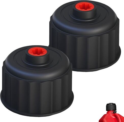 Racing Fuels Replacement Jug Cap 3042 - Heavy-Duty ABS Gas Can Cap with Leak-Proof Seal, Compatible with 5 Gallon Racing Fuel Cans & Most Portable Fuel Jugs（2-Pack） in Saudi Arabia