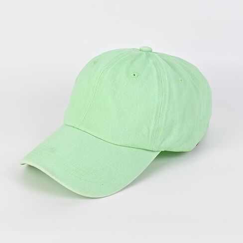 5 Pcs Unisex Distressed Baseball Hat Bulk for Teens, Plain Logo Free Cotton Washed Ball Hats Youth Boy Girls in Saudi Arabia