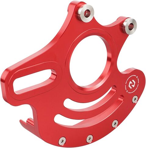 NICECNC Rear Caliper Bracket Disc Brake Guard 11mm Aluminum Compatible with Yamaha YFZ450R 2009 2010 2011 2012 2013-2023, YFZ450RSE 2017 2018 2019 2020 2021 2022 2023, See Fitments Red in Kuwait