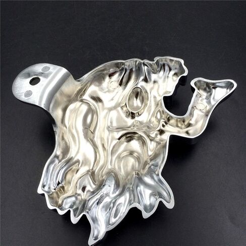 MT246-009-CD Chrome Ghost Head Wind head horn cover Compatible with 1992 and up Harley-Davidson with side mount Inchescowbell Inches and all V-rod's in Kuwait