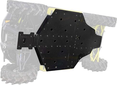 لوحة انزلاقية كاملة SuperATV لـ Can-Am Defender HD 5/ HD 8 / HD 10 (انظر الإعداد) - مصنوعة من مادة ARMW بسمك 1/2 بوصة - حماية كاملة من الأمام إلى الخلف - مقاومة للتآكل والكسر والانحناء in Kuwait