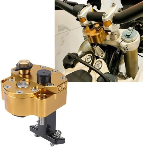 Steering Damper Buffer Stabilizer Mounting Kit Compatible With Kove Moto 450 Rally Motorcycle in Kuwait