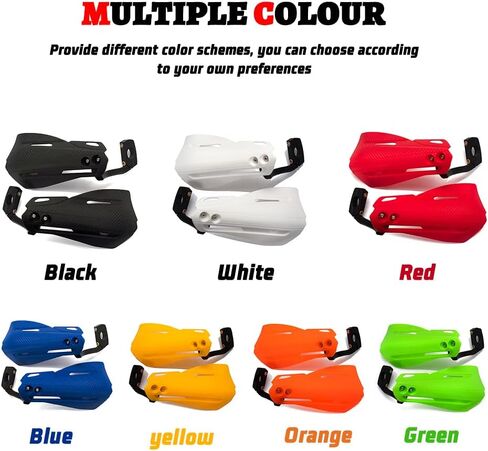 XINGWU Dirt Bike Plastic Handguards,Motorcycle Universal Handguard,Dirt Bike Hand Guards for 7/8 22MM Motocross ff-Road Motocross Enduro Handguards Replacement ATV in Saudi Arabia