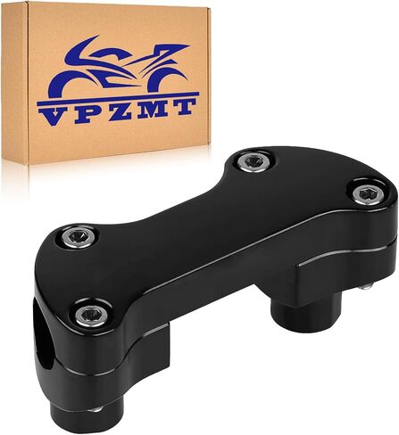 1.25" Handlebar Riser Top Clamp Kit 1.5 Inch Tall for Harley Sportster Dyna Touring Street Glide Electra Glide Softail Street Bob Fat Boy Fat Bob Low Rider XL 883 1200 (Height: 1.5", For 1.25" Bar) in Kuwait