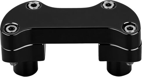 1.25" Handlebar Riser Top Clamp Kit 1.5 Inch Tall for Harley Sportster Dyna Touring Street Glide Electra Glide Softail Street Bob Fat Boy Fat Bob Low Rider XL 883 1200 (Height: 1.5", For 1.25" Bar) in Kuwait