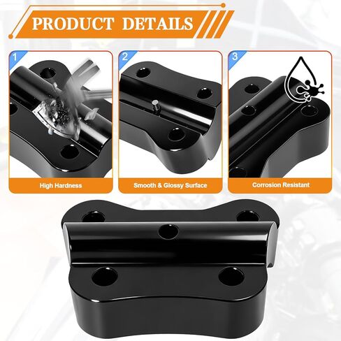 مجموعة أدوات رفع المقود مقاس 1.25 بوصة لـ Can Am Spyder F3/ F3-L/ F3-S/ F3-T طوال السنوات، RT/RT محدودة مع قضبان المخزون موديلات 2020-2025، مادة الألومنيوم المقطوعة باستخدام الحاسب الآلي in Kuwait