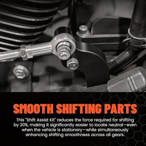 أجزاء مساعدة محايدة EZ Shift من الألومنيوم للدراجات النارية متوافقة مع 2018-2025 Harley Touring Road Glide، Road King، Tri Glide Ultra، Street Glide in Kuwait