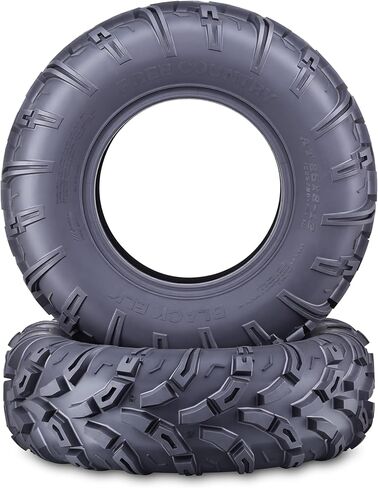 إطارات Free Country UTV ATV 25X8-12 6 طبقات BLACK ELK Mud 25X8X12 جميع التضاريس 10611، مجموعة 2 in Kuwait