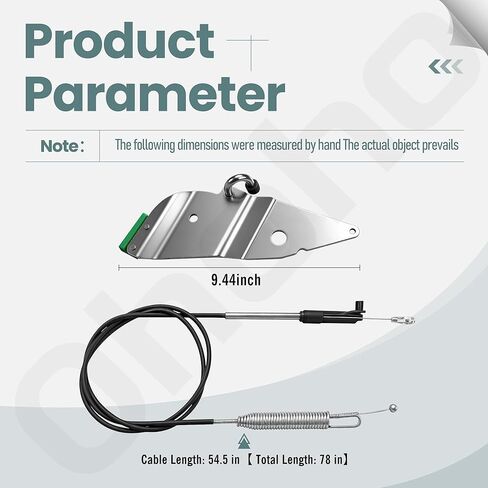 Ohoho 133-8158 Brake Cable BBC Arm Kit/Blade Brake Clutch Arm Kit for Toro 30" Timemaster Lawn Mower 20199 20200 20975 20977 - Replaces 120-6243 in Kuwait