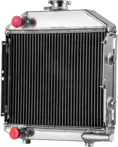2 Row Aluminum Radiator for Ford Compact Tractor 1300 With Cap SBA310100211, Full Performance Aluminium Radiators, Automotive Replacement Radiator in Kuwait