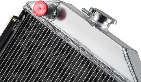 2 Row Aluminum Radiator for Ford Compact Tractor 1300 With Cap SBA310100211, Full Performance Aluminium Radiators, Automotive Replacement Radiator in Kuwait