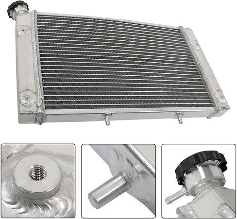 Radiator with Cap 5B4-E2461-00-00 Replacement for Rhino 700 YXR700F 4x4 2008-2013 in Kuwait