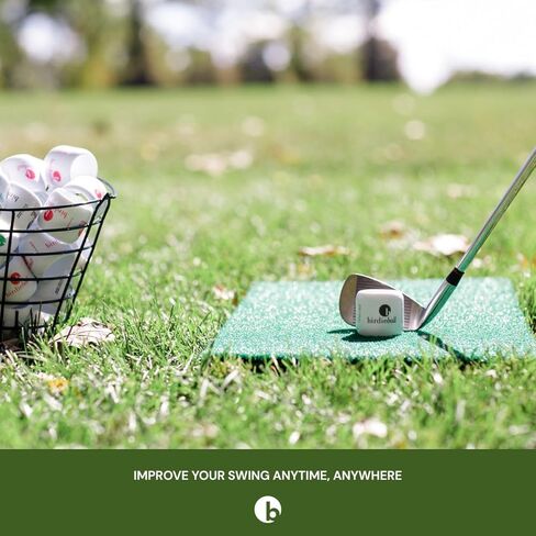 BirdieBall Set: Practice Golf Balls and Strike Pad | 1 Dozen Full Swing Limited Flight Practice Balls and Training Mat in Saudi Arabia
