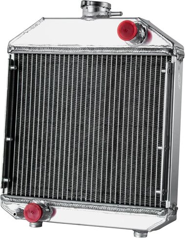 2 صف مشعاع ألومنيوم ث/غطاء ل Yanmar YM240 YM1700 YM2000 Radiador السيارات استبدال مشعات المحرك جرار المبرد 124460-44501 in Kuwait