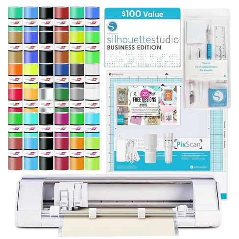 حزمة كاميو 4 اضافية مع شفرة تلقائية اضافية ومجموعة ادوات وسجادة قص وبيكسكان Silhouette Handbook and 10 White Edition in Saudi Arabia