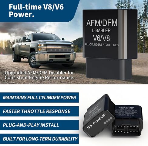 معطل AFM/DFM، وحدة تعطيل إدارة الوقود النشطة، متوافقة مع GM V6 / V8 و5.3 Silverado 6.2 Sierra 2007-2022 (Chevy GMC Sierra Yukon Cadillac Escalade) 4.3L 5.3L 6.0L 6.2L in Kuwait