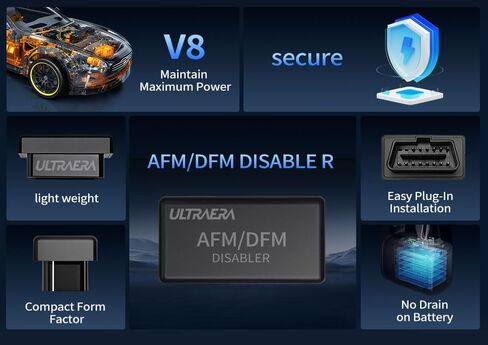 AFM Disabler إدارة الوقود النشطة حذف Disabler AFM/DFM Disabler متوافق مع محركات V6 & V8 GM 5.3 Silverado (Chevy GMC Sierra GMC Yukon Cadillac Escalade إلخ) 4.3L 5.3L 6.0L 6.2L in Kuwait