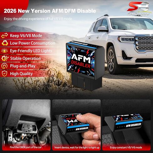 معطل AFM، معطل Afm/Dfm Dod، معطل إدارة الوقود النشط/الديناميكي المتوافق مع GM Motors 5.3 Silverado Chevy GMC Sierra GMC Yukon Cadillac Escalade... وضع V6 V8 كامل 4.3L 5.3L 6.0L 6.2L in Kuwait