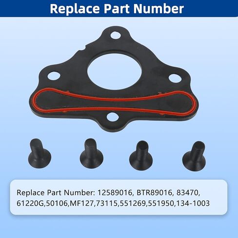 12589016 مجموعة حشية لوحة تثبيت عمود الحدبات متوافقة مع محركات GM Gen 3,4,5 LS,LT، لـ LS1 LS2 LS3 LT1 LT4 LQ4 LQ9 LSX L83 L86 L87 L84، لـ Chevy GMC Cadillac Buick Pontiac 4.8L 5.3L 6.0L 6.2L in Kuwait