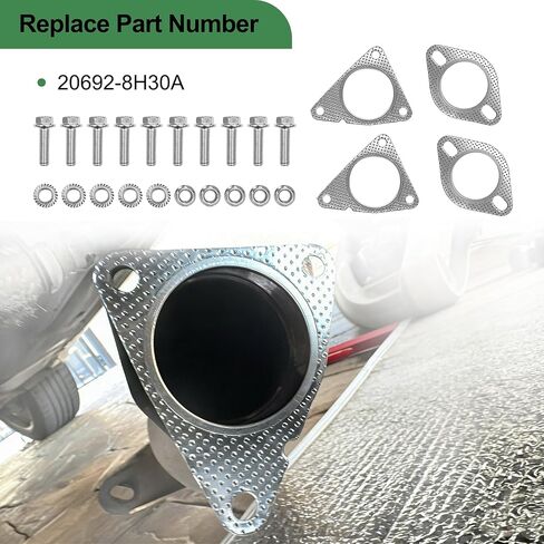الترباس الحفاز المحول الحفاز مناسب لإنفينيتي Q50 G37 G35 Q60 FX35 M35 M37 لنيسان 350Z 370Z استبدال 20692-8H30A in Kuwait