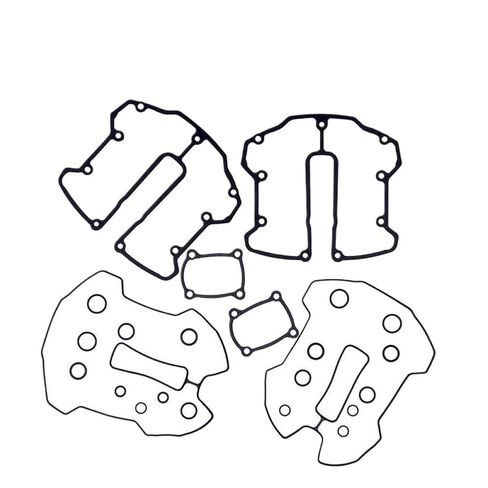 Motorcycle Rocker Box Gasket Kit Compatible with Fat Road King FLTRT King Touring FLHR Softail Breakout FXBR M-8 Touring Electra FLHT in Kuwait