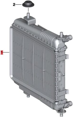 17118672237 Radiator for BMW 19-21 3-Series Sedan 3.0L Turbo Auxiliary in Kuwait