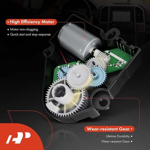 مشغل باب مزيج HVAC من A-Premium متوافق مع مركبات Buick وChevy وCadillac وGMC وHummer وIsuzu وOlds & Pontiac - 1994-2014 - Silverado وSierra والمزيد - يستبدل 89018365، 52402588 in Kuwait
