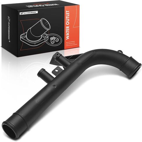 A-Premium Thermostat Housing Water Outlet Compatible with Chevrolet - Chevy 1996-2012, Corsa 2002 in Kuwait