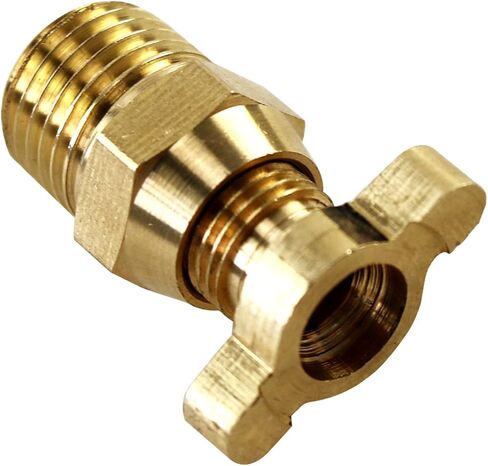 مشعاع ألومنيوم نمط عالمي الموضوع النحاس بيتكوك قابس التصريف NPT 1/4" in Kuwait