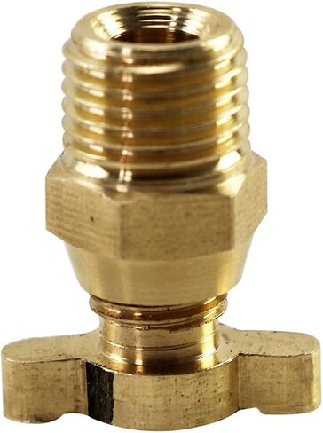 مشعاع ألومنيوم نمط عالمي الموضوع النحاس بيتكوك قابس التصريف NPT 1/4" in Kuwait