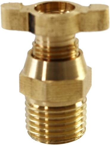 مشعاع ألومنيوم نمط عالمي الموضوع النحاس بيتكوك قابس التصريف NPT 1/4" in Kuwait