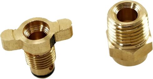 مشعاع ألومنيوم نمط عالمي الموضوع النحاس بيتكوك قابس التصريف NPT 1/4" in Kuwait
