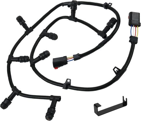 Glow Plug Harness Kit Compatible with Powerstroke 6.0L Glow Plug Harness Ford F250 F350 F450 Super Duty 2004-2010, Replace OEM 5C3Z-12A690-A & 4C2Z-12A690-AB in Kuwait
