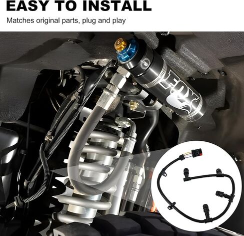 Glow Plug Harness Kit Compatible with Powerstroke 6.0L Glow Plug Harness Ford F250 F350 F450 Super Duty 2004-2010, Replace OEM 5C3Z-12A690-A & 4C2Z-12A690-AB in Kuwait