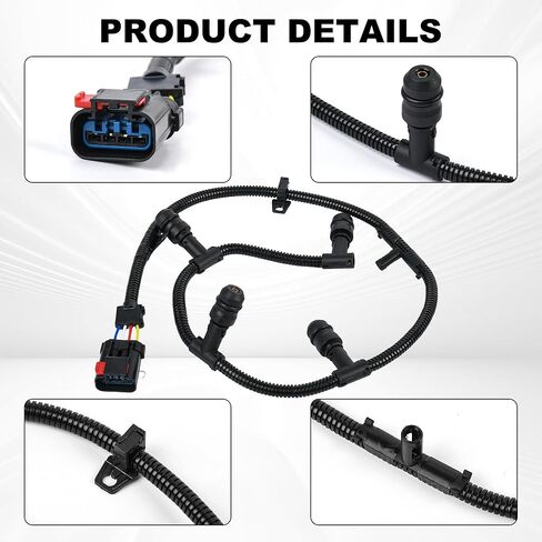 Glow Plug Harness Kit Compatible with Powerstroke 6.0L Glow Plug Harness Ford F250 F350 F450 Super Duty 2004-2010, Replace OEM 5C3Z-12A690-A & 4C2Z-12A690-AB in Kuwait
