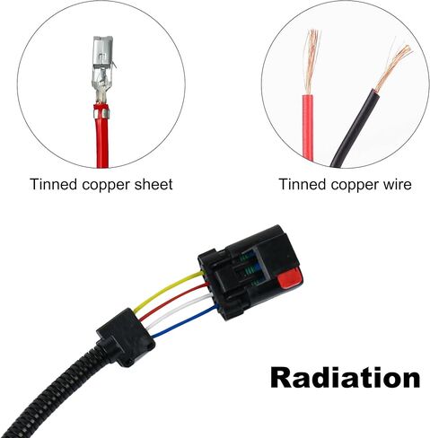 Glow Plug Harness Kit Compatible with Powerstroke 6.0L Glow Plug Harness Ford F250 F350 F450 Super Duty 2004-2010, Replace OEM 5C3Z-12A690-A & 4C2Z-12A690-AB in Kuwait