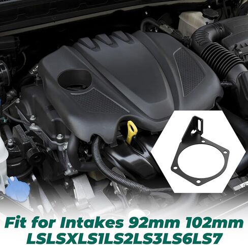 دعامة كابل خنق ذات 4 مسامير متوافقة مع مآخذ المحرك 92 مم - 102 مم LS LSX LS1 LS2 LS3 LS6 LS7، يستبدل # 81012/81042 / 81001/81002 / 81003/81007 / 81043/81044 in Kuwait