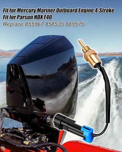 858535 مستشعر درجة الحرارة مناسب للزئبق 30HP 40HP 50HP 60HP 4-السكتة الدماغية محرك القارب الخارجي محرك استبدال 855967 889575 8M0214984 in Kuwait