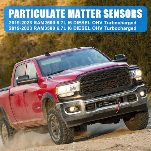 68354201AB مستشعر جسيمات عادم الديزل متوافق مع 2019-2023 Ram 2500 3500 6.7L l6 ديزل OHV توربو مستشعر الجسيمات OEM استبدال 0281007448 0281007449 in Kuwait