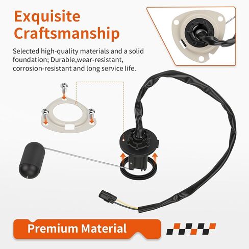 Fuel Sending Unit Sensor + Set Plate For Honda Rubicon Foreman 500 TRX500 FA FE FM FGA FPE FPM FPA 2005-2014 37080-HP0-A01 37080-HP0-A00 in Kuwait