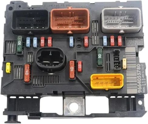Fuse Box Control Unit Assembly 9664055780 9664826080 9661708280 9661087080 9659741880 Compatible with Low Configuration BSM L11=L04 in Kuwait
