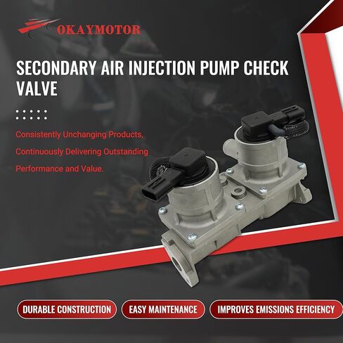 OKAY MOTOR Secondary Air Injection Pump Check Valve for 2007-2021 Toyota Tundra Land Cruiser Sequoia LX570 5.7L 911-643 25701-38064 25701-38060 in Kuwait